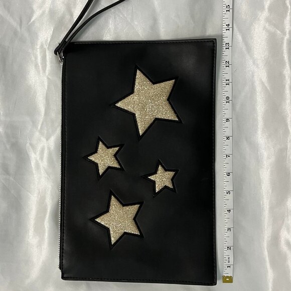 ⭐️ Carlos Santana black and gold large wristlet/ clutch - Picture 5 of 9